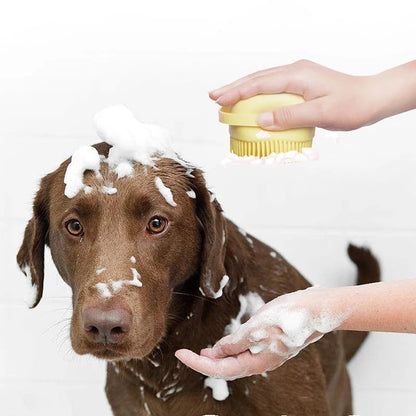 Haustierbad Shampoobürste