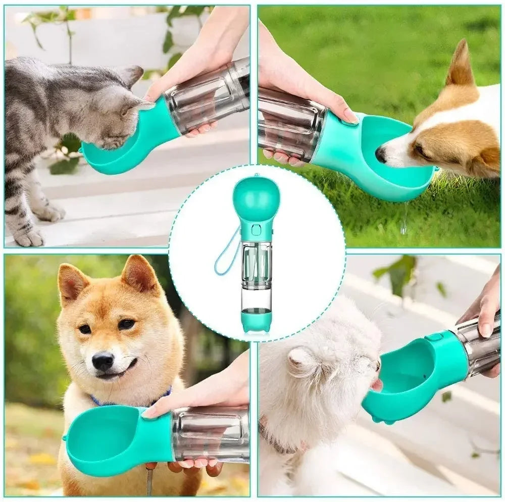 4-in-1 Hundewasserflasche